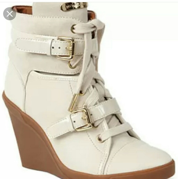 michael kors wedge sneakers sale